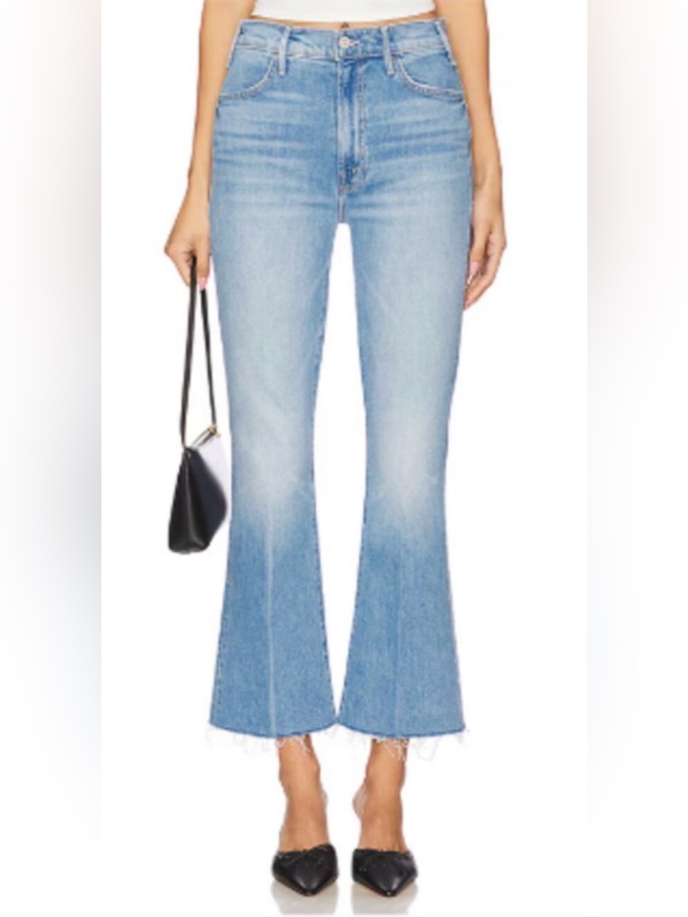 Mother Superior Denim The Hustler Ankle Fray in On the Ropes Sz. 25